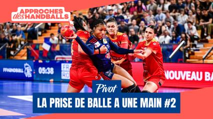 Pivot / La prise de balle à une main / Exercice 2