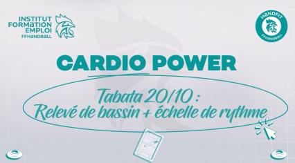 Cardio Power: TABATA 20/10 : Exercices de relevé de bassin et d'échelle de rythme