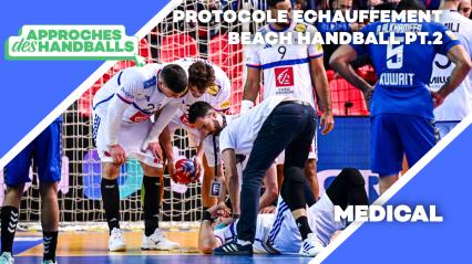 Protocole d'échauffement avec élastique : Bloc au sol 